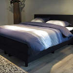 Boxspringcombinatie, M-Ray, Valencia Deluxe, Zwart